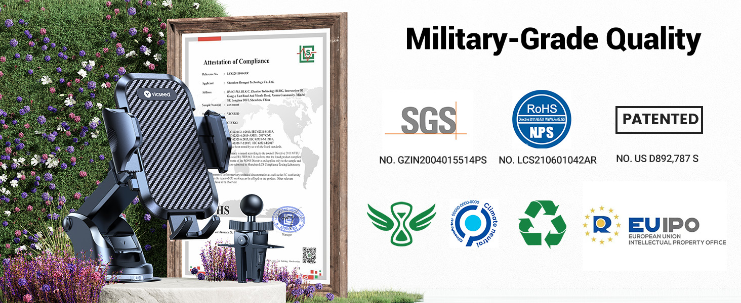 Military-Grade Quality Car Phone Holder