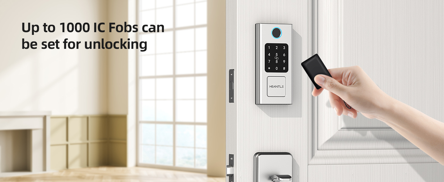 Smart lock with handle