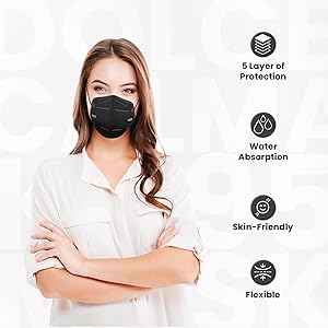 dolce calma kn95 multi color multicolor maroon k95 face masks individually wrapped black red k95