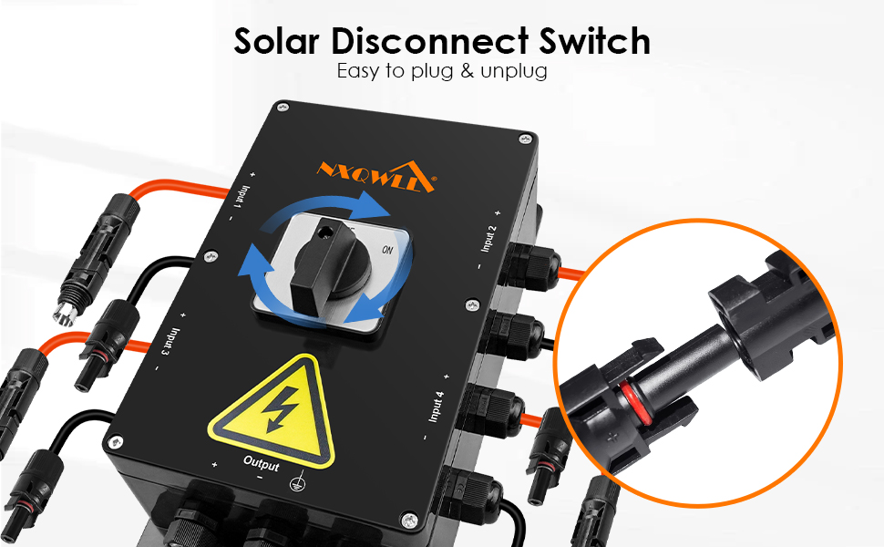 うりぼー　14BOX Amazon.com: Solar Combiner Box, Briidea PV Combiner Box 4