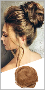 Tousled Updo Messy Bun