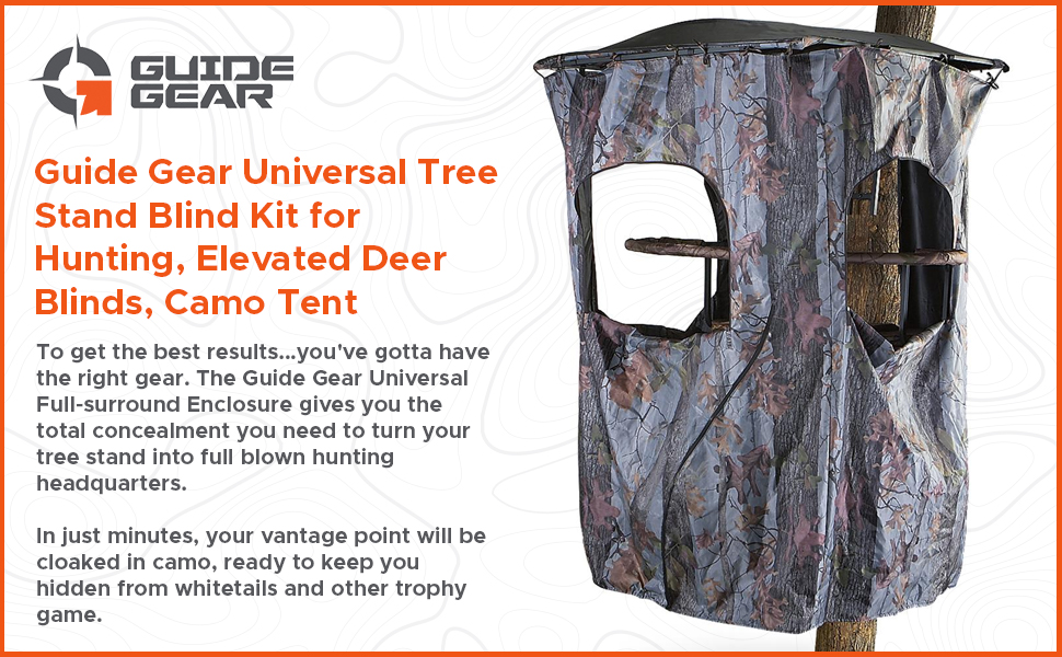 Guide Gear Universal Tree Stand Blind Kit for Hunting