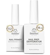 Beetles 15ml Nail Dehydrator and Primer - Acid Free & Hema-Free Natural Prep Dehydrate and Bond P...