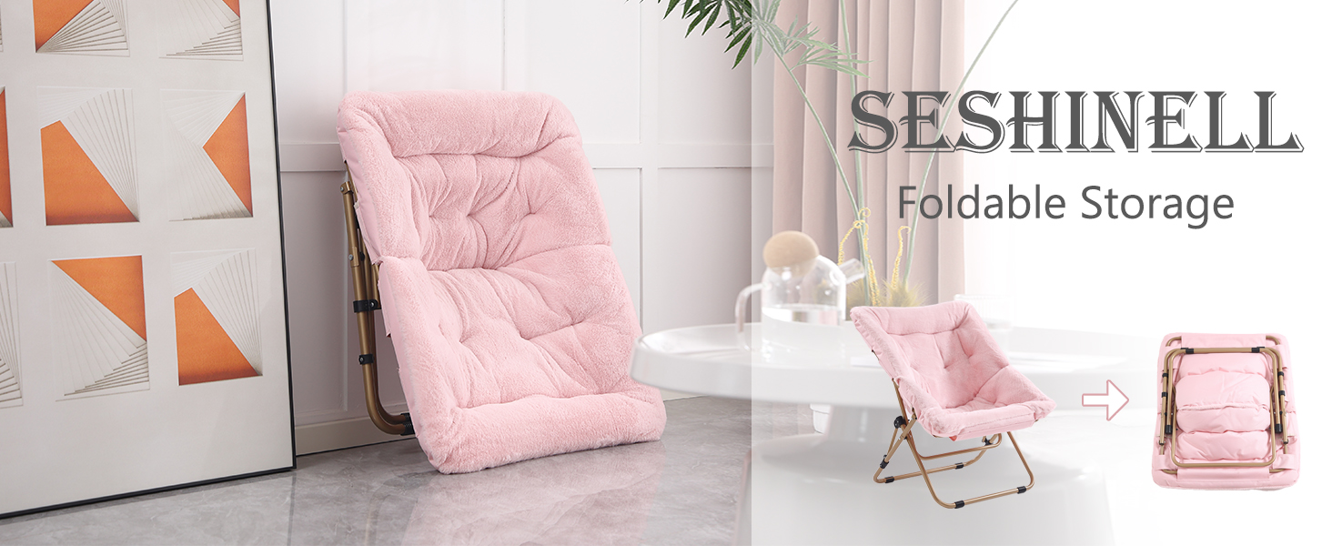 Foldable Saucer Chair