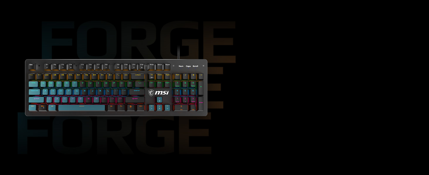 FORGE GK300 Gaming Keyboard