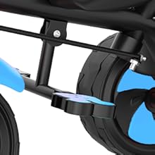 cycle with footrest comfort