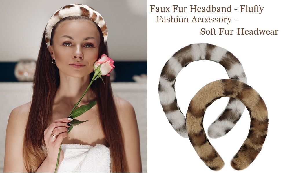 fur headband