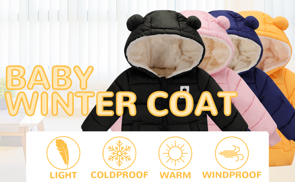 toddler boy jacket baby girl coat winter 2t 3t clothes