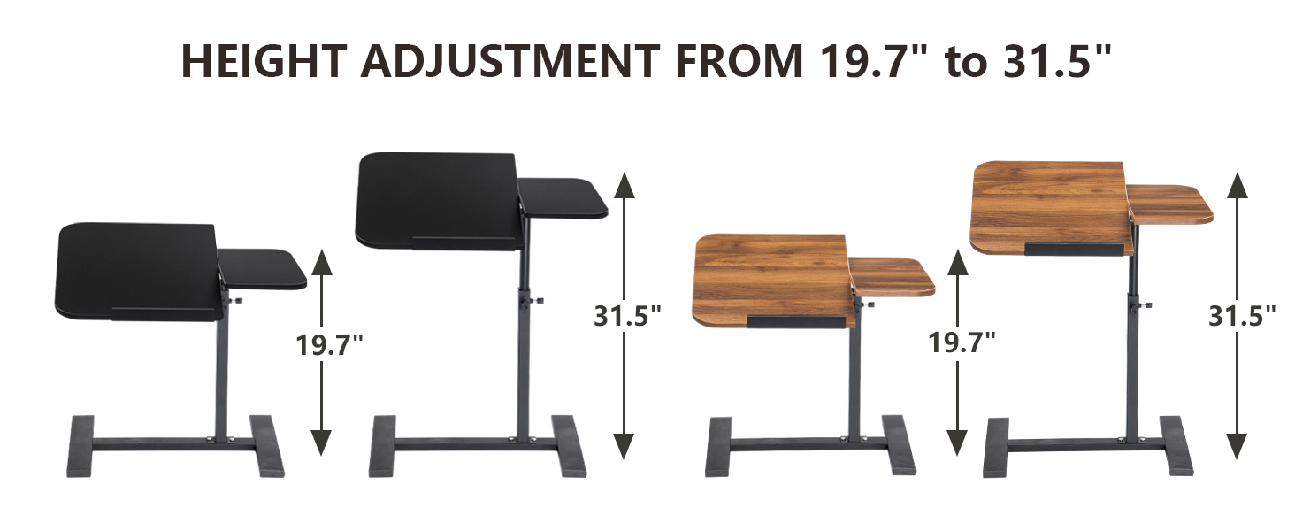 360° Rotating Overbed Table