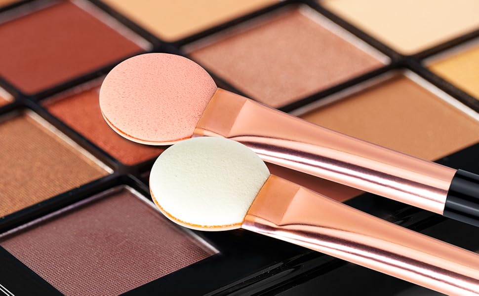 Uorpoto Eyeshadow Applicators Double Sided Sponge Makeup