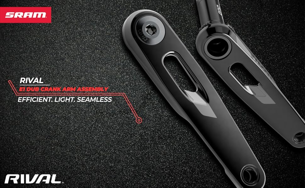 ARM'S OWNER'S SPECIAL CRANK ブラウン Amazon.com : SRAM Rival Crank Arm Assembly - 165mm, 12/13