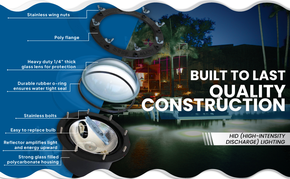 underwater dock light deep glow system green fishing submersible waterproof electric marine night