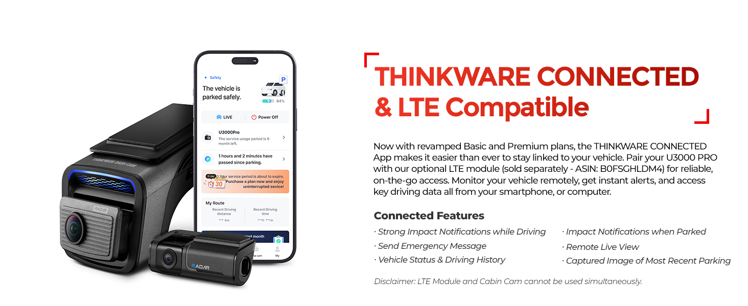 THINKWARE CONNECTED & LTE