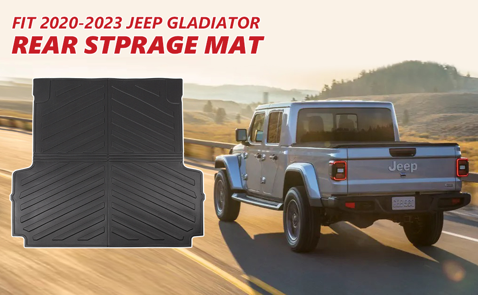Xipoo Truck Bed Mat Compatible with 20202023 Jeep