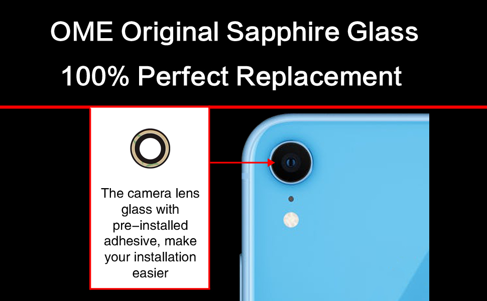 2PCS ASDAWN Back Camera Lens Glass Replacement for iPhone