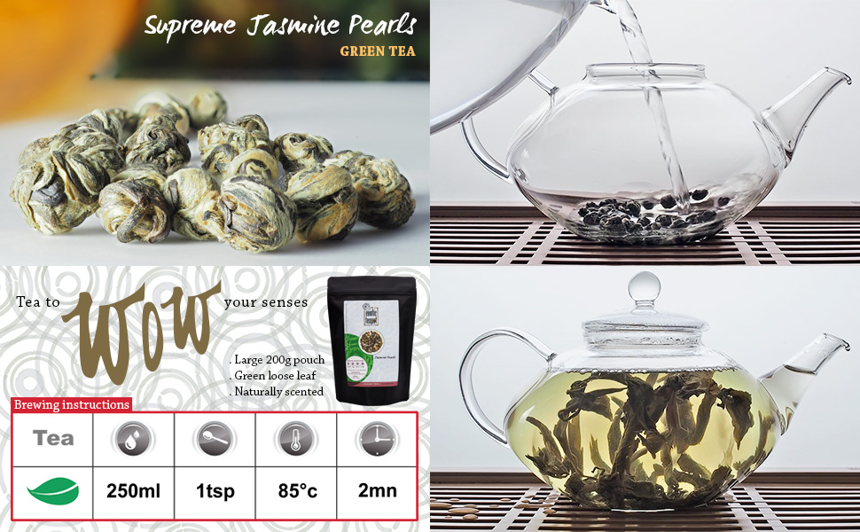 Jasmine Pearls Brewing