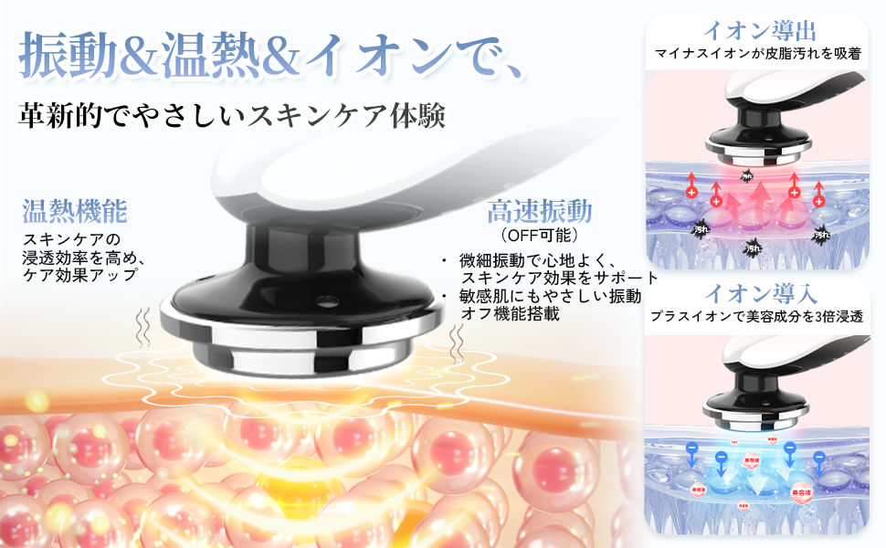 Amazon.co.jp: SONCCI 美顔器 EMS RF美顔器 目元 温熱 振動