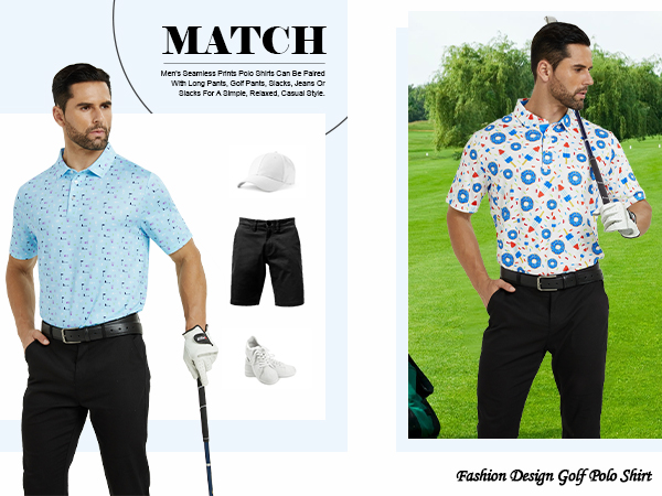 Amazon.com: Zeususer Mens Golf Shirt Seamless Mens Polo