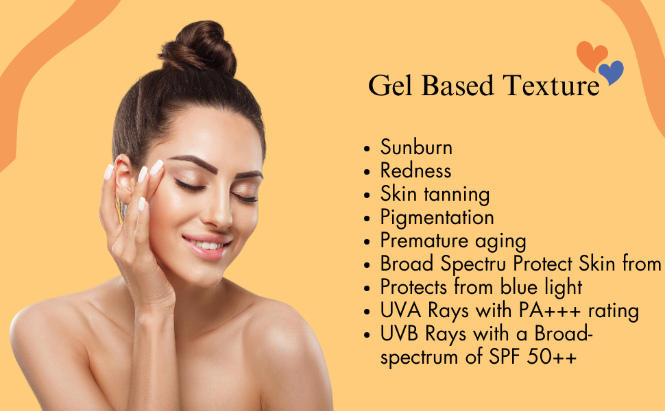 LICHT Sunscreen for body face lotion gel based oil based SPN-UOA6AC