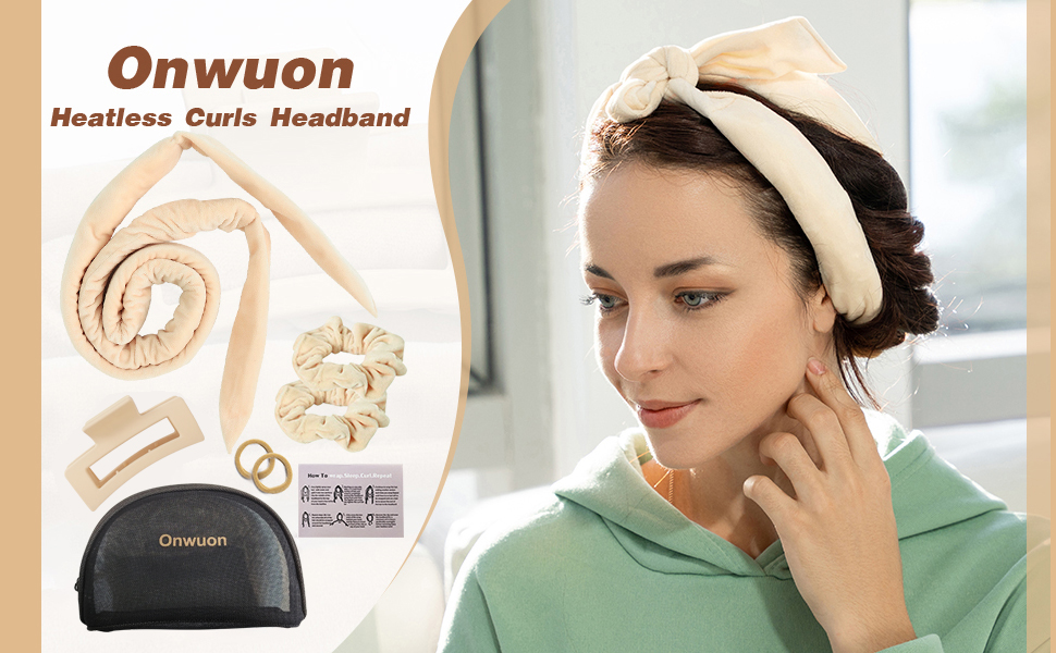 Heatless Curls Headband You Can Sleep In No Heat Curling