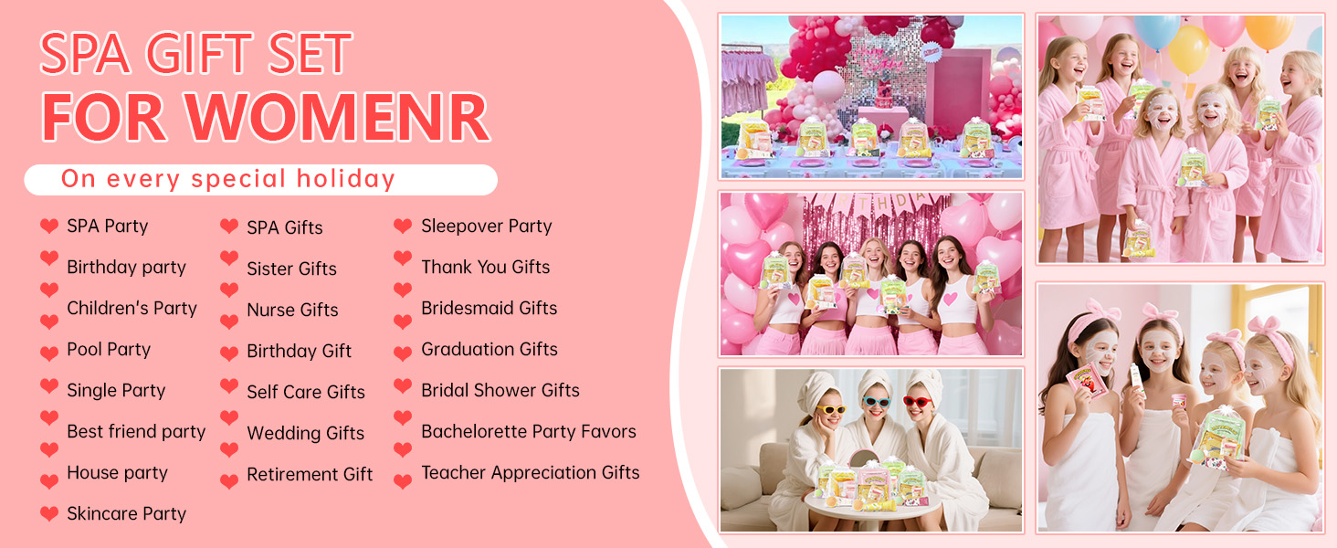 spa day essentials spa package gift set for women kid face masks for girls spa spa set for girls 10