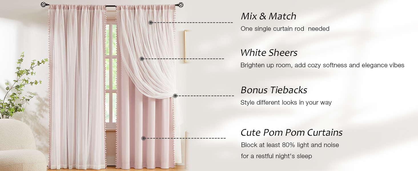 sheer and blackout curtains overlay