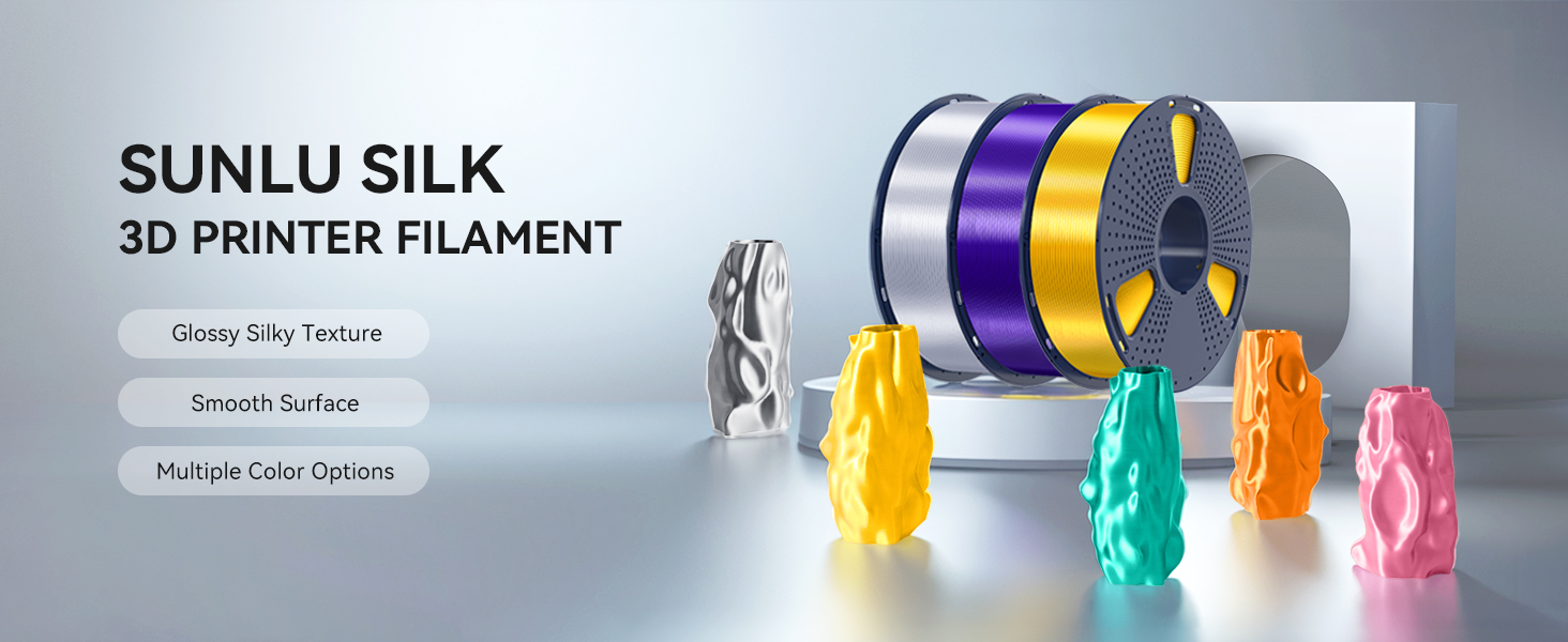 SUNLU SILK PLA 3D Printer Filament 1.75mm