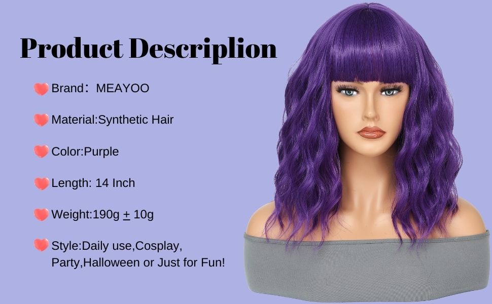 purple wig