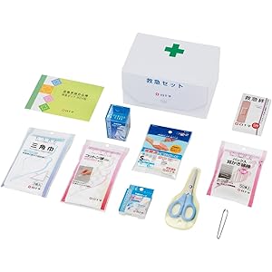 Amazon | 白十字 救急セット BOX型 | 白十字 | 救急箱・救急セット