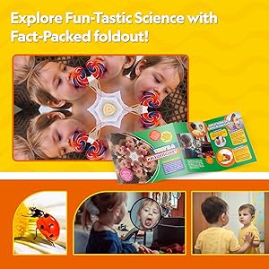 ناشيونال جيوغرافيك؛ لعبة تعليمية في مجالات العلوم والتكنولوجيا والهندسة والرياضيات؛ منظار متعدد الألوان؛ تعليم العلوم والتكنولوجيا والهندسة والرياضيات؛ البصريات؛ ألعاب علمية؛ تعليمية