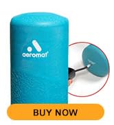 Adjustable Air Roller with Pump Bundle North Sea - Inflatable Fitness Yoga Roller for Men and Wom...