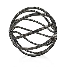 Black Round  Decorative Ball