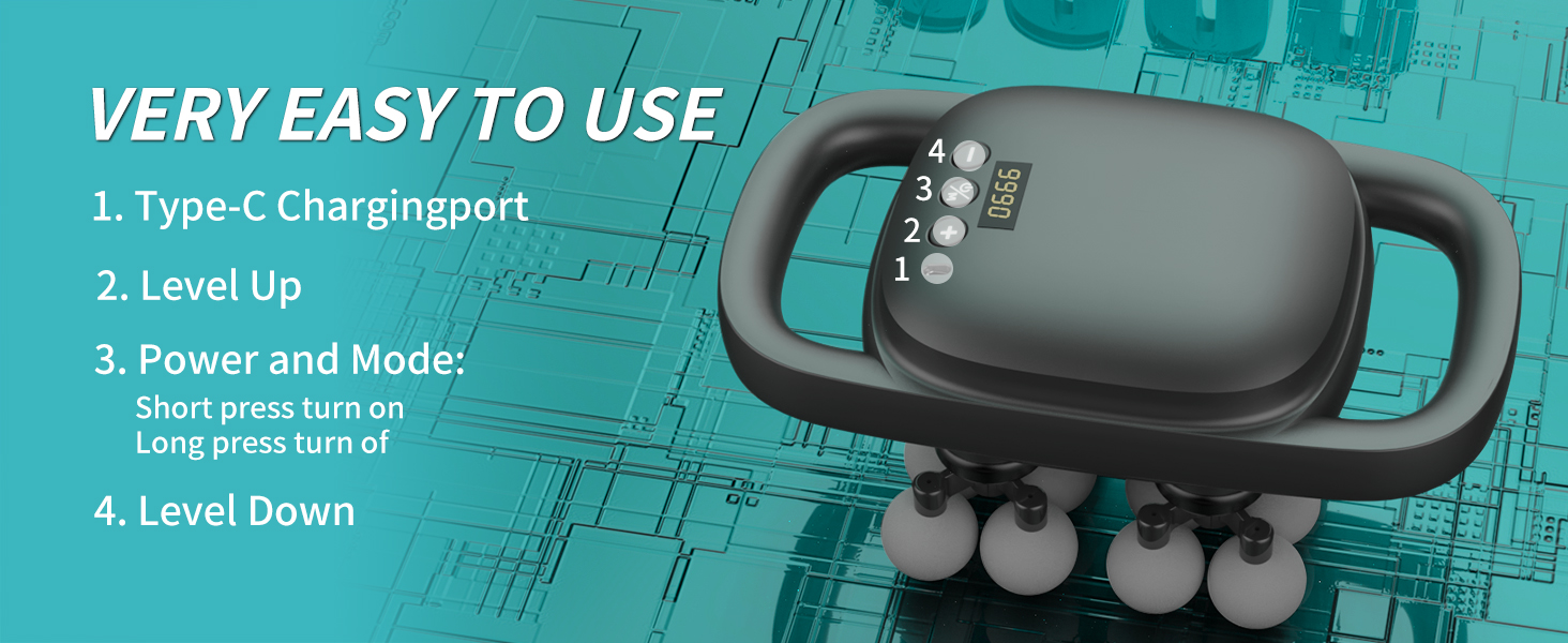 16-drive 8-head massage gun set