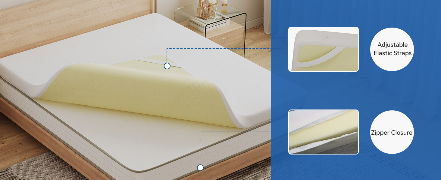 Memory Foam Mattress Topper
