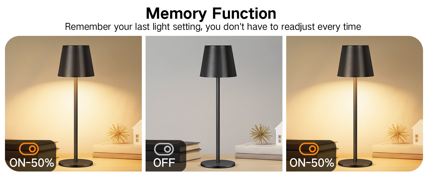 Rechargeable Wireless Table Lamp