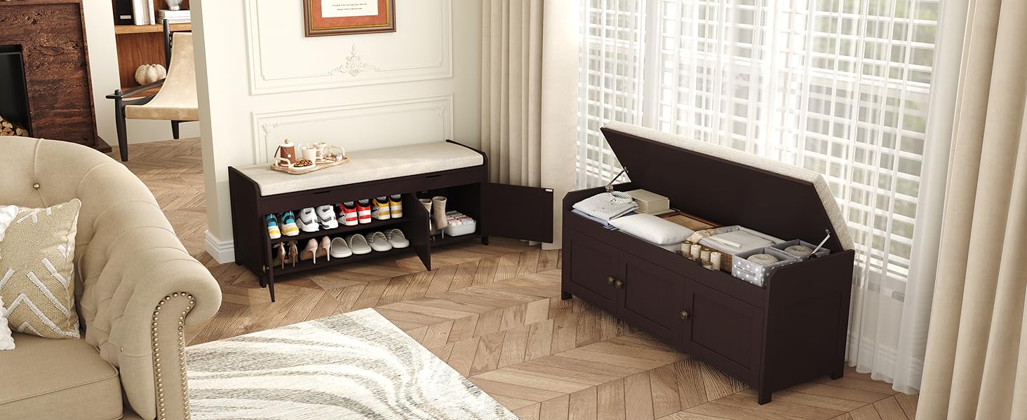 Storage Bench for Living Room
