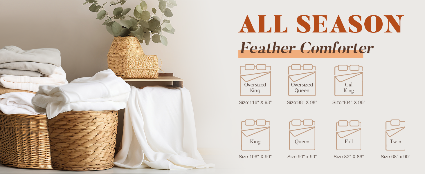 Cosybay Queen Feather and Down Fiber Comforter Ultra Fluffy Duvet Insert All Season Luxury Hotel Bed Comforter with Corn C8e71e82 976f 432b Bc93 2cdbc4581348. CR0,0,1464,600 PT0 SX1464 V1