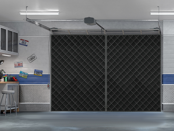 Garage Door Screen for Winter
