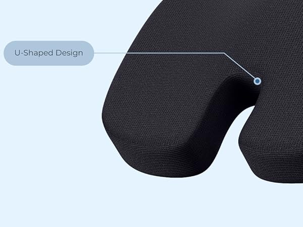 cushion for tailbone pain with u shaped design office chair cushion for butt comfort