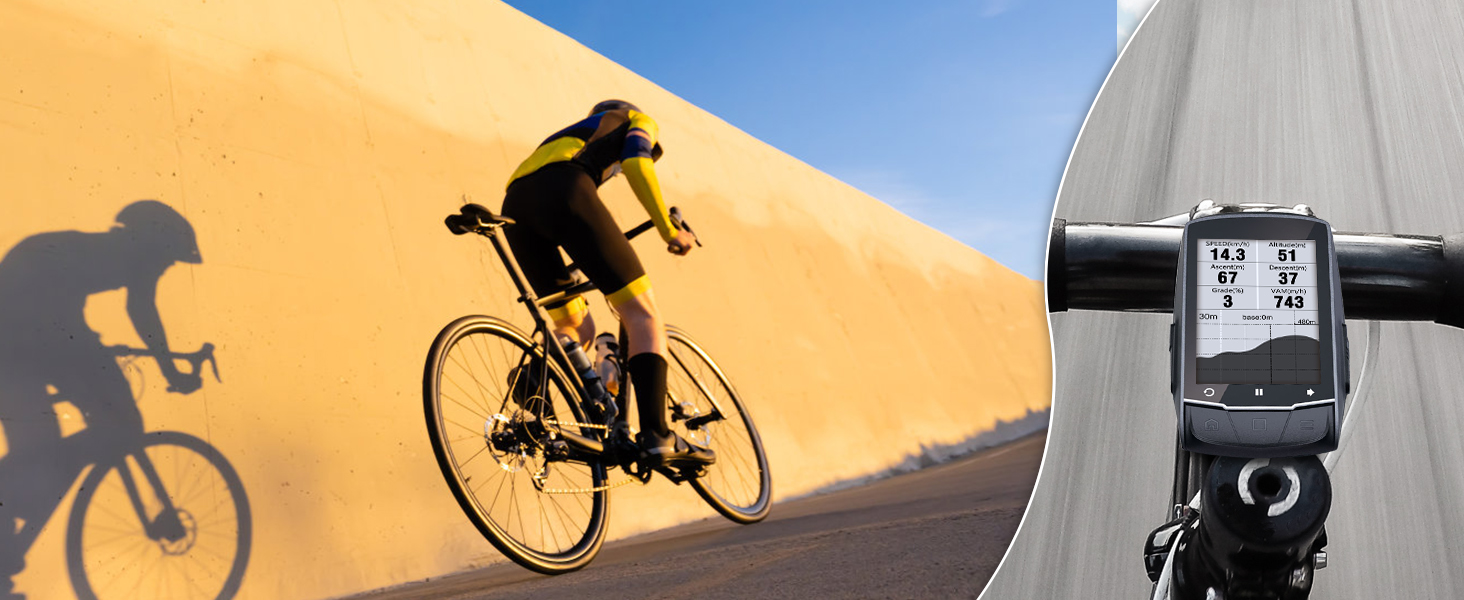 MEILAN Finder GPS Bike Computer with Realtime Route