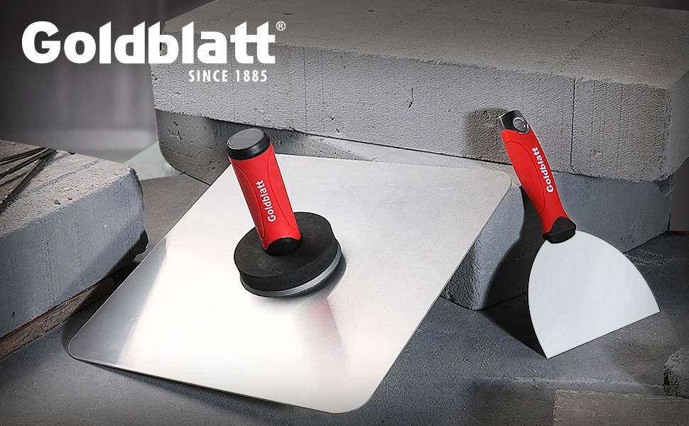 Goldblatt Premium Drywall Hand Tool Kit 13” Aluminum Hawk & 6