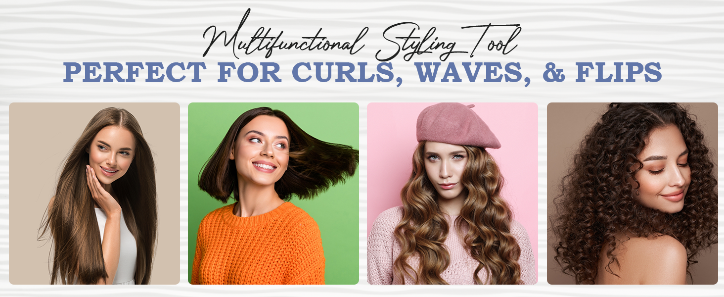 Relaxus Beauty Viva Curl Pro 32mm Clipless Curling Wand