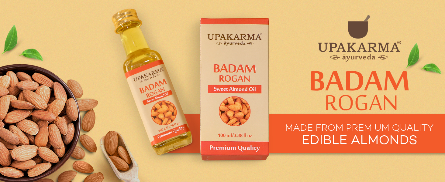 badam rogan oil sweet almond oil for skin hair nails baby