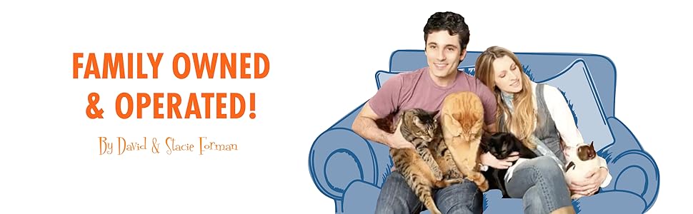 Family owned and operated by pet lovers, David and Stacie Forman.