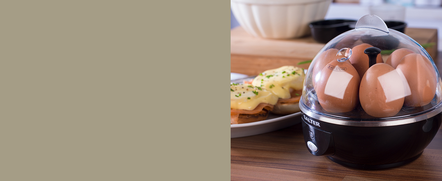 Salter Electric Multi Egg Cooker 6 Egg Capacity Boiler, Great For