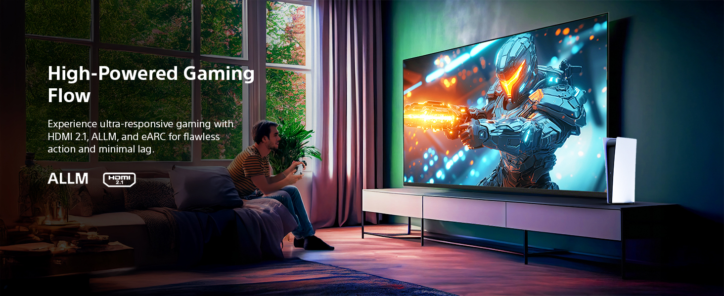 Smooth Play HDMI2.1 ALLM/eARC Input