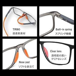 Amazon.co.jp: [REONAS] ブルーライトカット メガネ PC眼鏡