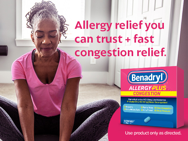 allergy relief you can trust + fast congestion relief