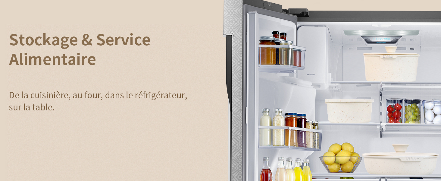 YASHE Batterie de Cuisine Crème Passe au Four Antiadhésif pour Induction C902cd6f 0478 4d20 9690 89da5dfff89b. CR0,0,1464,600 PT0 SX1464 V1
