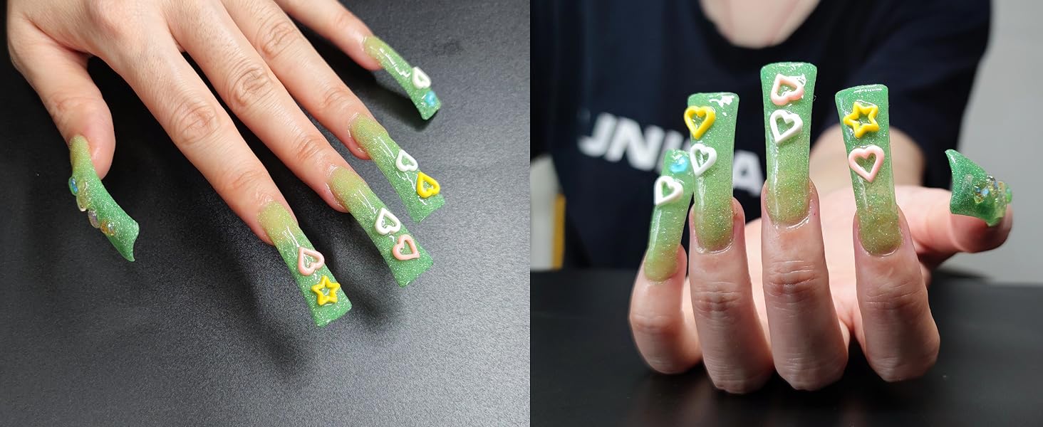 extra long half cover duck nails